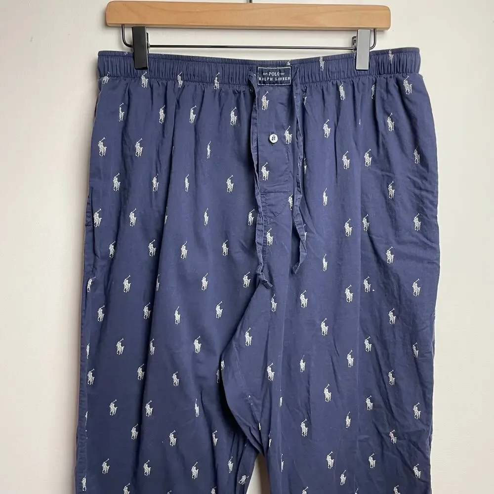 Polo Ralph Lauren Lounge Pants Mens XL Pony Preppy Old Money Academia Ivy League